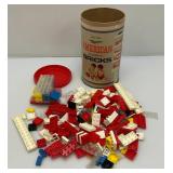 1960's AMERICAN Plastic BRICKS No. 715 In Original Containers And More