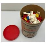 1960's AMERICAN Plastic BRICKS No. 715 In Original Containers And More