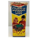 1960's Original Lincoln Logs No. CF4 Approximately 240 Piece In Original Container