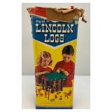 1960's Original Lincoln Logs No. CF4 Approximately 240 Piece In Original Container