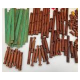 1960's Original Lincoln Logs No. CF4 Approximately 240 Piece In Original Container