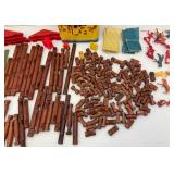 1960's Original Lincoln Logs No. CF4 Approximately 240 Piece In Original Container