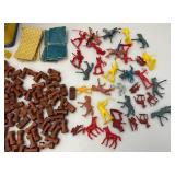 1960's Original Lincoln Logs No. CF4 Approximately 240 Piece In Original Container