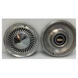 Vintage 1973 Chevrolet Caprice 15 1/2' Hubcap & 1959-1960 Thunderbird Fairline Galaxie Ranchero 14' Hubcap