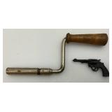 Misc. Antique And Vintage Items Including Cast Iron Match Safe, Tintype And more