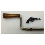 Misc. Antique And Vintage Items Including Cast Iron Match Safe, Tintype And more