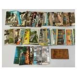 Group Of Vintage Collectible Postcards Including Leather And more (Some With Old Stamps)