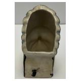 Vintage 1930's-40's Native American Chief Ceramic Toothpick Holder/Match Safe 2' x 2 1/2' x 3 1/2'