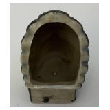 Vintage 1930's-40's Native American Chief Ceramic Toothpick Holder/Match Safe 2' x 2 1/2' x 3 1/2'