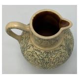 Vintage RARE Oriental Themed Pitcher 5 1/2' x 6'