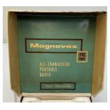 1960's Magnavox Eight Transistor Radio With Original Box