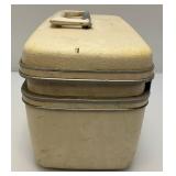 Vintage Old Metal Tackle/Tool Box, Very Old Bike Seat And more