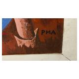 Two Original Paintings By unknown Artist 16' x 23' & 17' x 23'