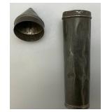 RARE Antique French Pastry Cream Tubes/Nozzles in Custom Case Marked France 6'