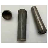 RARE Antique French Pastry Cream Tubes/Nozzles in Custom Case Marked France 6'