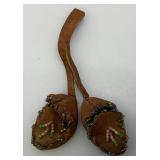 Vintage Miniature Native American Buck Skin And Beaded Items And more