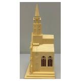 Vintage 1950's Raylite Light Up Cathedral Music box (Missing Cord Light) Music Box Works