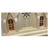 Vintage 1950's Raylite Light Up Cathedral Music box (Missing Cord Light) Music Box Works