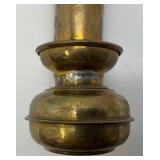 EST. $150.00 -$275.00 CER Railway Marked Brass Railway Carriage Lamp Candle Lantern With Candle 13 1/2'