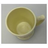 RARE Vintage Uranium Milk Glass Tom & Jerry Mug (Glows Under UV) 2 3/4' x 3 1/2'