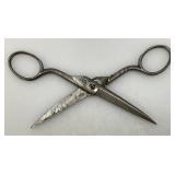 Misc. Antique  Victorian Style Scissors 31/2' , 5 1/2' & 7'