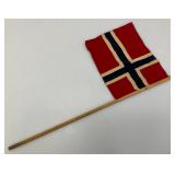 Vintage NORWAY Flag 7' x 8 1/2'