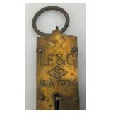 3 Antique Metal Weight Scales