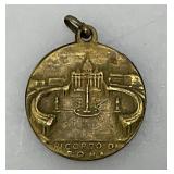 1925 Ancient Medal Of Pope Puis XI Holy Year Pendant 3/4'