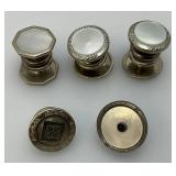 1880's-1910 Railroad Staff Uniform Buttons STERLING?