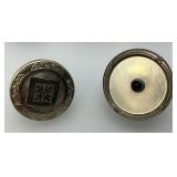 1880's-1910 Railroad Staff Uniform Buttons STERLING?