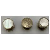1880's-1910 Railroad Staff Uniform Buttons STERLING?