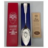 Vintage Rogers Co. Silverplate US independence Day Commemorative Dessert Server (New Old Stcok)