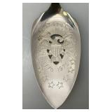Vintage Rogers Co. Silverplate US independence Day Commemorative Dessert Server (New Old Stcok)