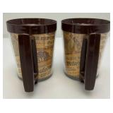 2 Vintage Mid Century Confederate States Of America Thermo Mugs And Aquarius Stainless Thermo mug New In Box