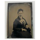Antique Misc. Tintypes 2 1/2' x 4' is the largest