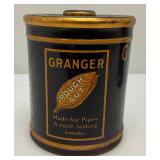 1940's Granger Rough Cut Pipe Tobacco Tins