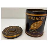1940's Granger Rough Cut Pipe Tobacco Tins