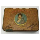 1930's-40's La Patina Cigars Tin 1 1/2' x 3 1/2' x 5'