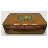 1930's-40's La Patina Cigars Tin 1 1/2' x 3 1/2' x 5'