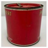 Vintage Collectible Prince Albert Crimp Cut Tobacco Tin 5' x 5 1/4'