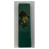 1920's Jackie Coogan Tin Lithographed Antique Pencil Box Charlie Chaplin The Kid 1' x 2' x 7 3/4'