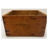 Very Old PORTER BRO'S California Wooden Orange Crate With Train Décor 8 3/4' x 12' x 15'