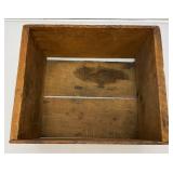 Very Old PORTER BRO'S California Wooden Orange Crate With Train Décor 8 3/4' x 12' x 15'