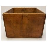 Very Old PORTER BRO'S California Wooden Orange Crate With Train Décor 8 3/4' x 12' x 15'