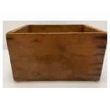 Very Old PORTER BRO'S California Wooden Orange Crate With Train Décor 8 3/4' x 12' x 15'