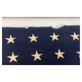 Vintage 48 Star Flag 32' x 56' Rips And Tears Present