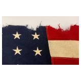 Vintage 48 Star Flag 32' x 56' Rips And Tears Present