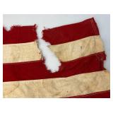 Vintage 48 Star Flag 32' x 56' Rips And Tears Present
