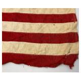 Vintage 48 Star Flag 32' x 56' Rips And Tears Present