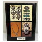 Southwest Silver Jewelry By Paula A. Baxter Hardcover Book 9' x 11 1/4' & Hopi Silver 6 3/4' x 9 1/2' Soft Cover Book